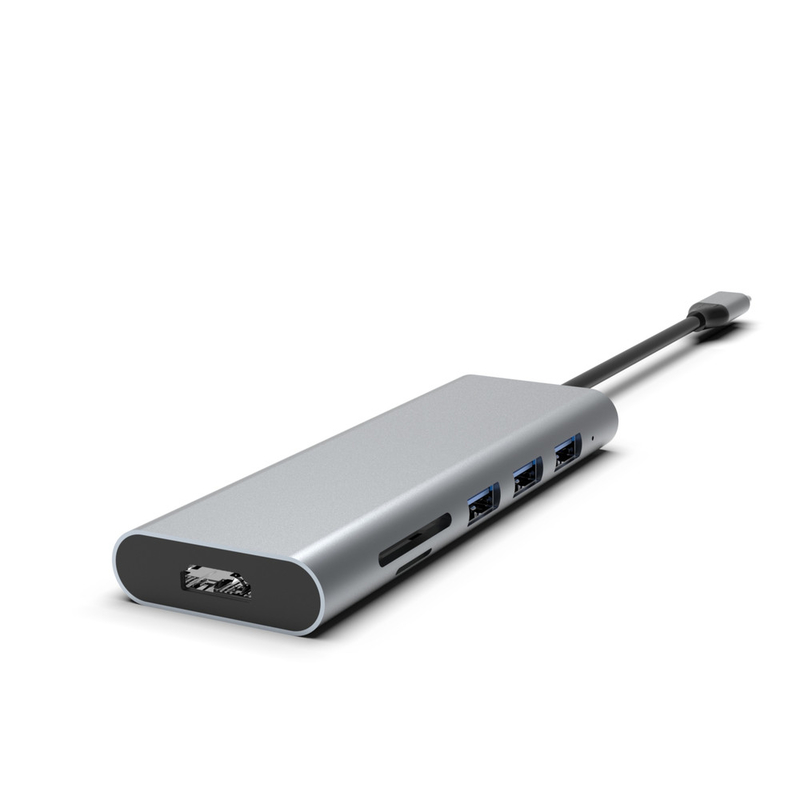 USB 3.0 HDMI PD 충전 사용자 지정 로고와 함께 고속 USB-C 허브 어댑터