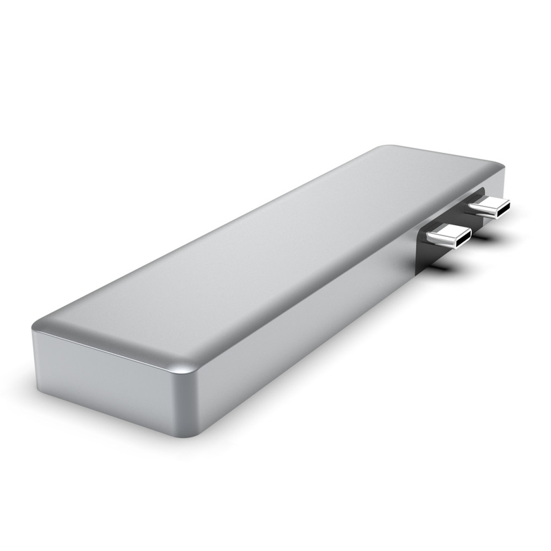 사용자 지정 듀얼 usb c 허브 어댑터 도크 6인1 HDTV 도크 맥북용 사용자 정의 가능한 USB 허브