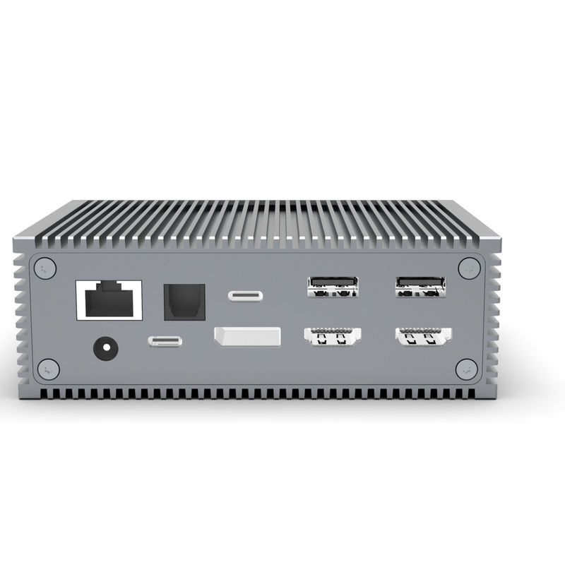 DC006 4K HDMI 도킹 스테이션 USB-A 포트 USB3.1 타입 A 10Gbps를 지원합니다.