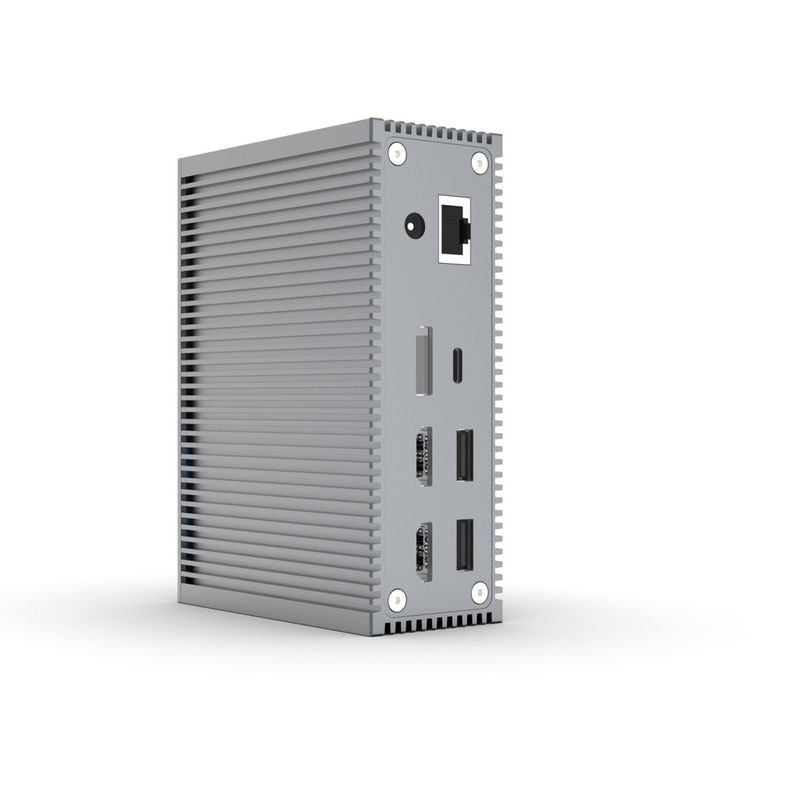 DC006 4K HDMI 도킹 스테이션 USB-A 포트 USB3.1 타입 A 10Gbps를 지원합니다.