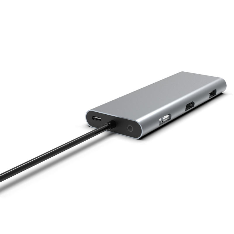 9 In 1 100W USB C Hub 4k 60hz HDMI 카드 리더 PD USB 3.0/2.0 기가비트 이더넷 USB C 도크