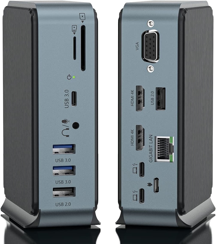 Hdmi to Usb C 도킹 스테이션 100w C형 Pd2로 작업 잠재력을 극대화합니다.0