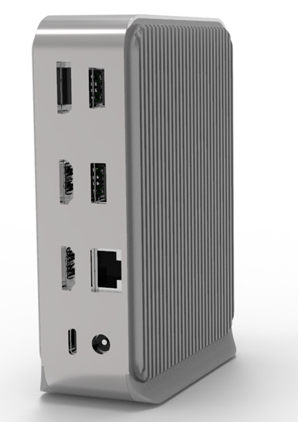 14-포트 USB-C 도킹 스테이션 65w 크롬북 인증 트리플 4K 모니터 3.5mm 오디오 잭 노트북용