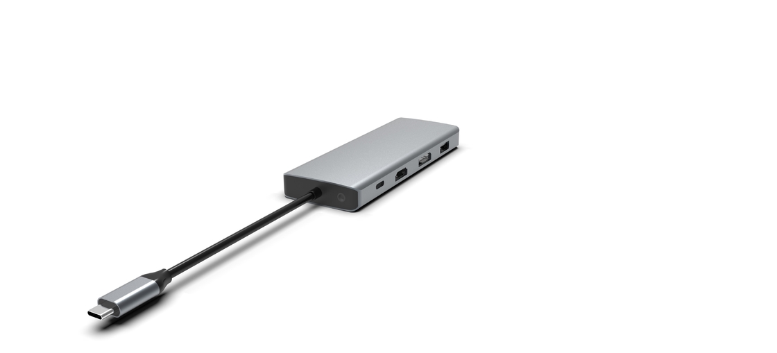 맥북 노트북용 USB C 허브 도킹 스테이션 Windows용 USB C 허브 어댑터