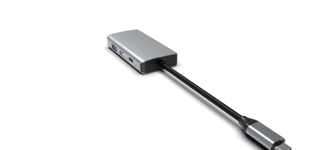모든 것 한 HDD 4 In 1 Usb C 4 In 1 멀티 포트 어댑터 허브 확장 노트북 도킹 스테이션 C형 HDMI USB 3.0 PD