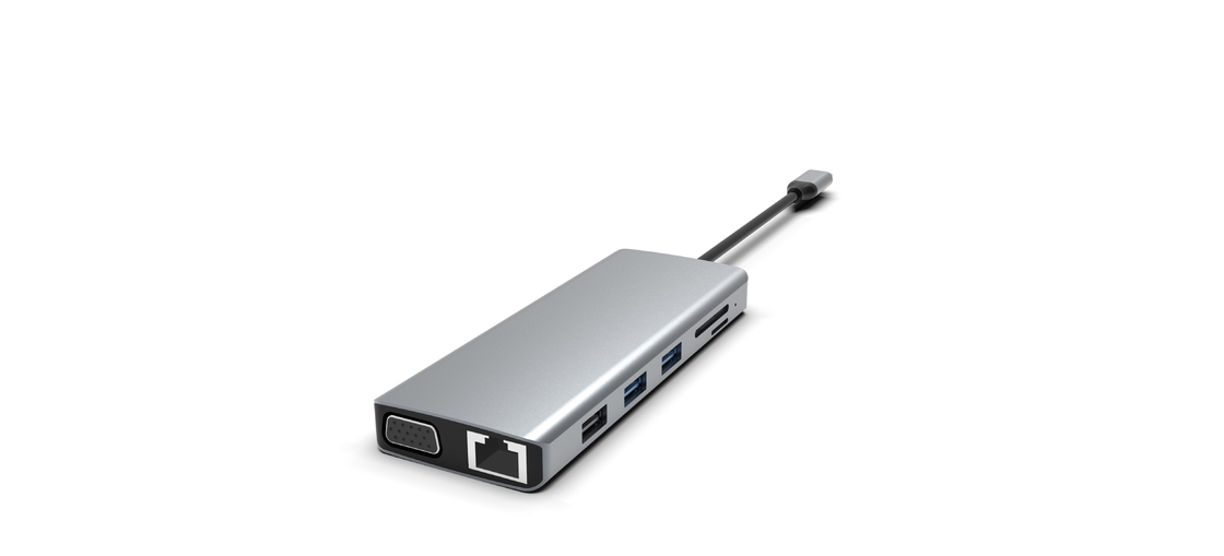 맥북 노트북용 USB C 허브 도킹 스테이션 Windows용 USB C 허브 어댑터