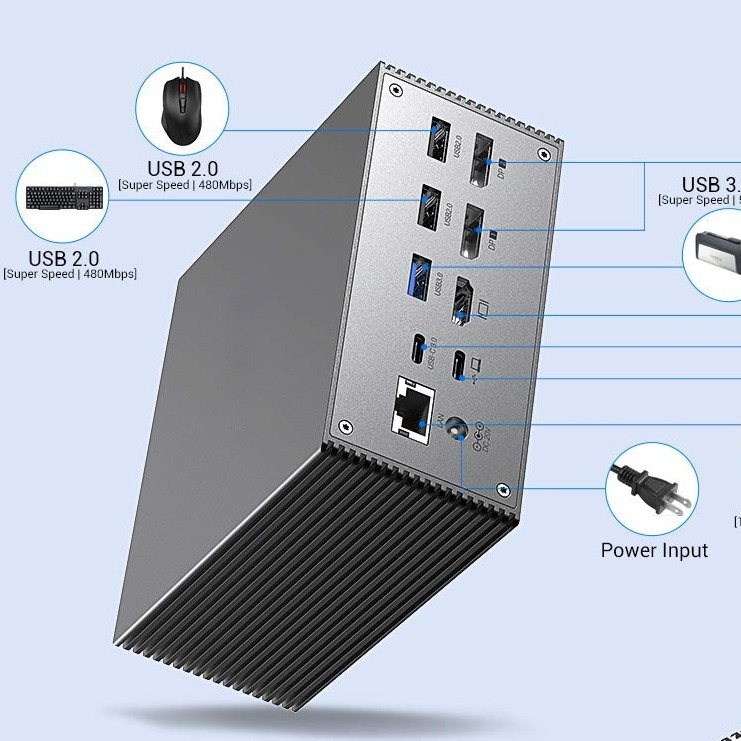 스마트 열 분산 4K 해상도 HDMI 비디오 출력 공간
