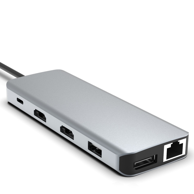 4K HDMI 100W PD USB 3.0 SD/TF 카드 리더를 갖춘 MacBook Pro용 11인1 USB-C 허브