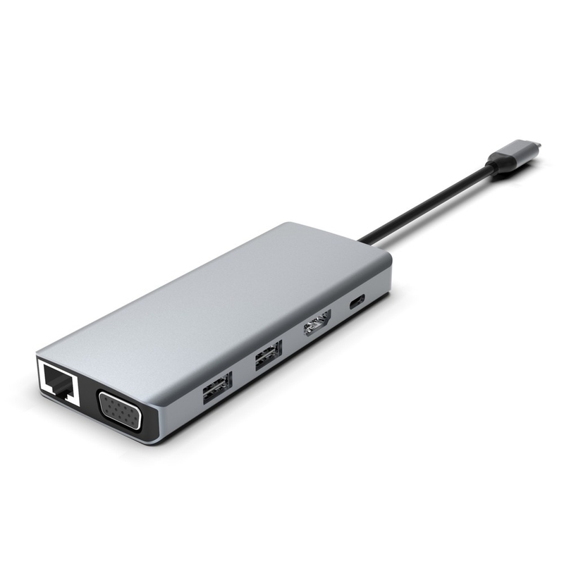 USB C 모니터 어댑터 USB C 도킹 스테이션 3 모니터 USB C 허브 노트북 멀티포트 어댑터 도크 덩글