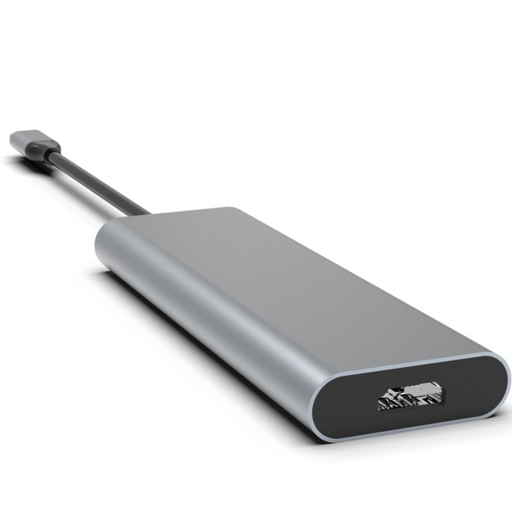 USB 3.0 HDMI PD 충전 사용자 지정 로고와 함께 고속 USB-C 허브 어댑터