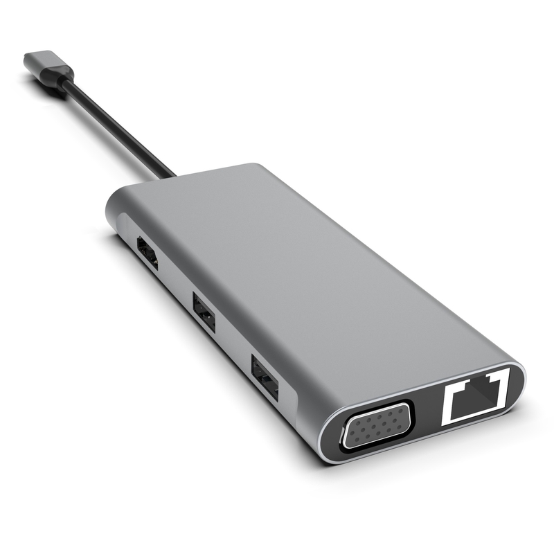 12 in 1 USB C 허브 트리플 디스플레이 도킹 스테이션 듀얼 HDMI VGA USB C& A 데이터 포트 도크