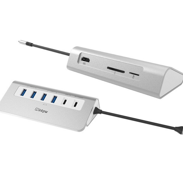9 IN 1 USB C HUB 도킹 스테이션 USB 3.0 HDMI 카드 리더