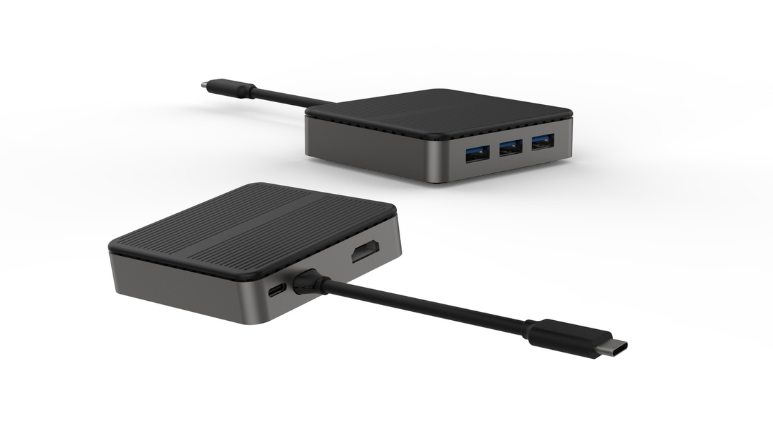 3in1 USB C 어댑터 USB C에서 HDMI 멀티포트 어댑터 C형 허브 4K HDMI 포트 PD M 충전 USB 3.0 OTG Daax 100Wta