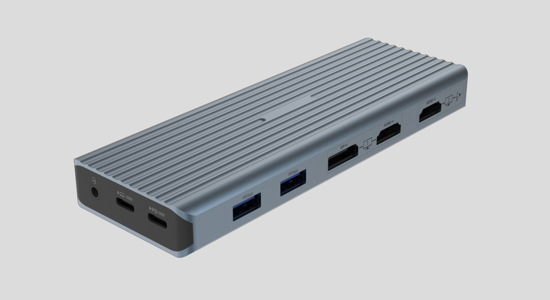 11-인-1 다기능 USB-C 도킹 스테이션 USB 3.0 타입 C 게임 오디오 리더 RJ45 HDMI
