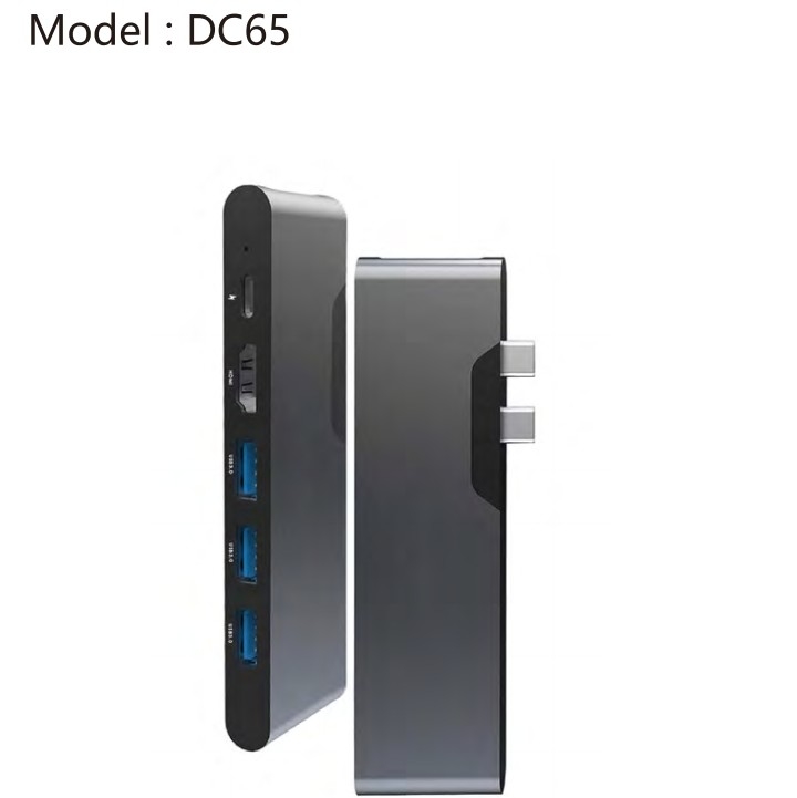 USB 타입 C LAN 어댑터 6인2 USB C 허브 3 USB 3.0 포트와 RJ45 기가비트 LAN 인터페이스