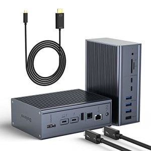 컴팩트 디자인 USB-C 멀티포트 도킹 크롬 OS 사용자를 위한 궁극적인 솔루션