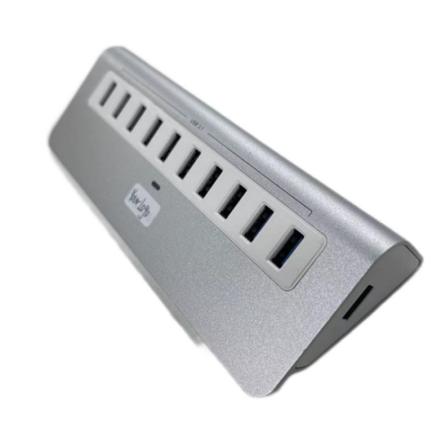 스마트 폰 및 태블릿 충전용 10 포트 USB A에서 USB C 어댑터