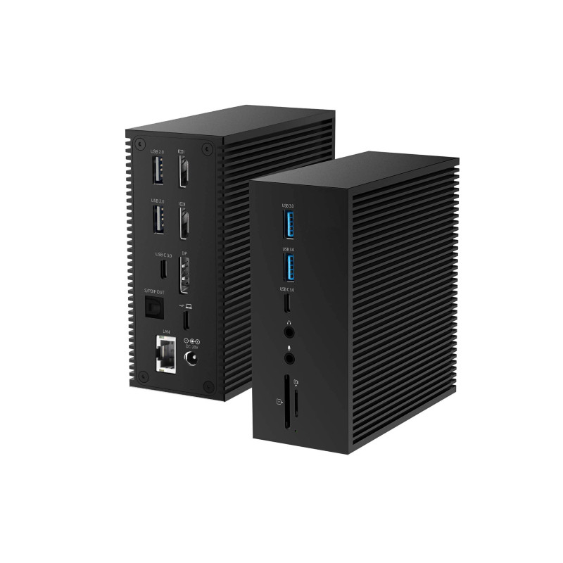 디스플레이링크 도킹 스테이션 Macbook Pro 듀얼 모니터 M1/M2 Windows 15 In 1 USB C 3.0 노트북