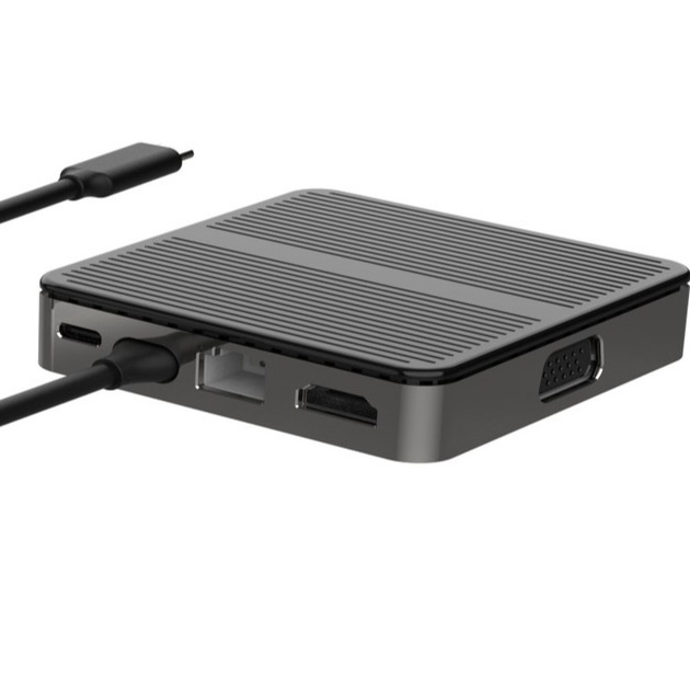 스퀘어 블랙 USB C USB 어댑터 Mac 6 In 1 USB C USB A 허브 어댑터 OTG 어댑터