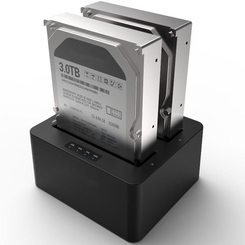 6Gbps SATA I/II/III 외장 HDD 하드 드라이브 복제기와 클로너