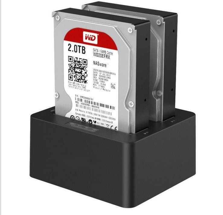 USB 3.0 Hdd 듀얼 베이 하드 드라이브 도킹 스테이션 2.5 3.5 SATA HDD SSD