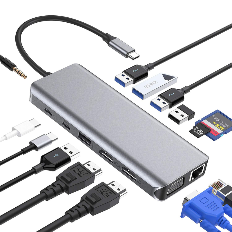 USB 3.0 허브 확장 타입 A 남성에서 여성 데이터 케이블 USB C 허브 전원 추가 긴