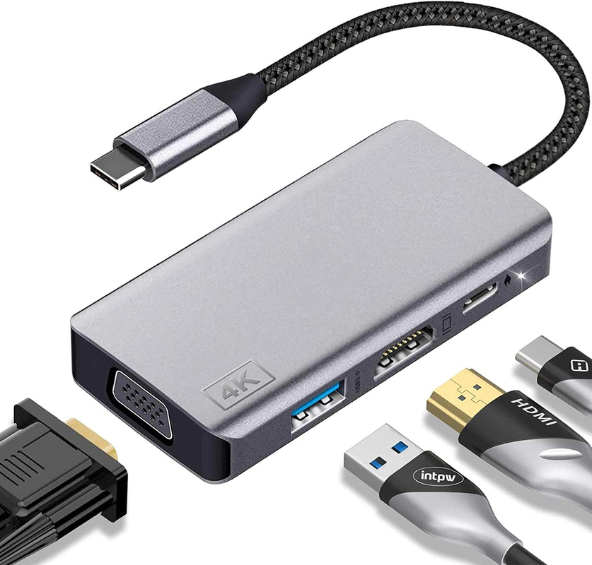 14 인 1 USB C 허브 어댑터 맥북 프로 에어 노트북 USB C 도킹 스테이션 듀얼 모니터