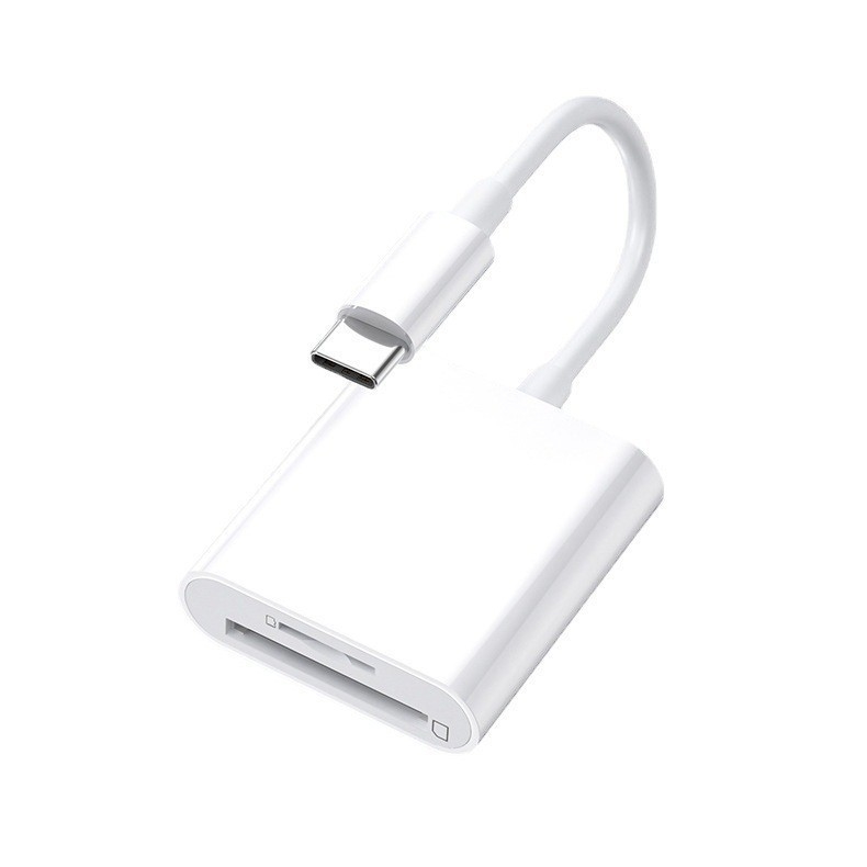 애플 외장 USB C에서 SD 카드 리더 타입 C 카드 카메라 리더 메모리 카드 리더 어댑터