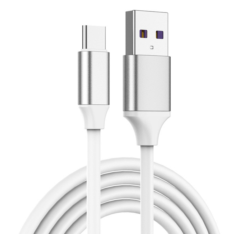 3m 2m 화이트 USB A에서 USB C 고속 충전 케이블 케이블 삼성 갤럭시와 호환
