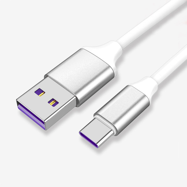 3m 2m 화이트 USB A에서 USB C 고속 충전 케이블 케이블 삼성 갤럭시와 호환
