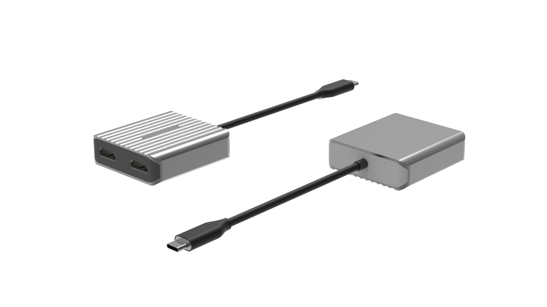 하이 스피드 Hdmi To Usb 어댑터 Usbc 2 HDMI 8K 4K 듀얼 미러 휴대용