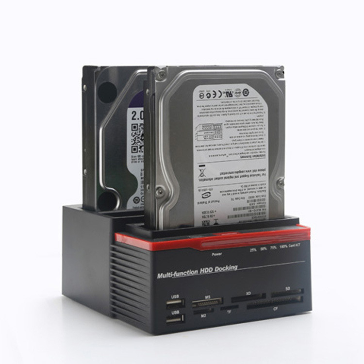 NVMe M.2 복제기 듀얼 베이 오프라인 클론 USB C에서 NVME 도킹 스테이션 M2 SSD M 키 하드 드라이브