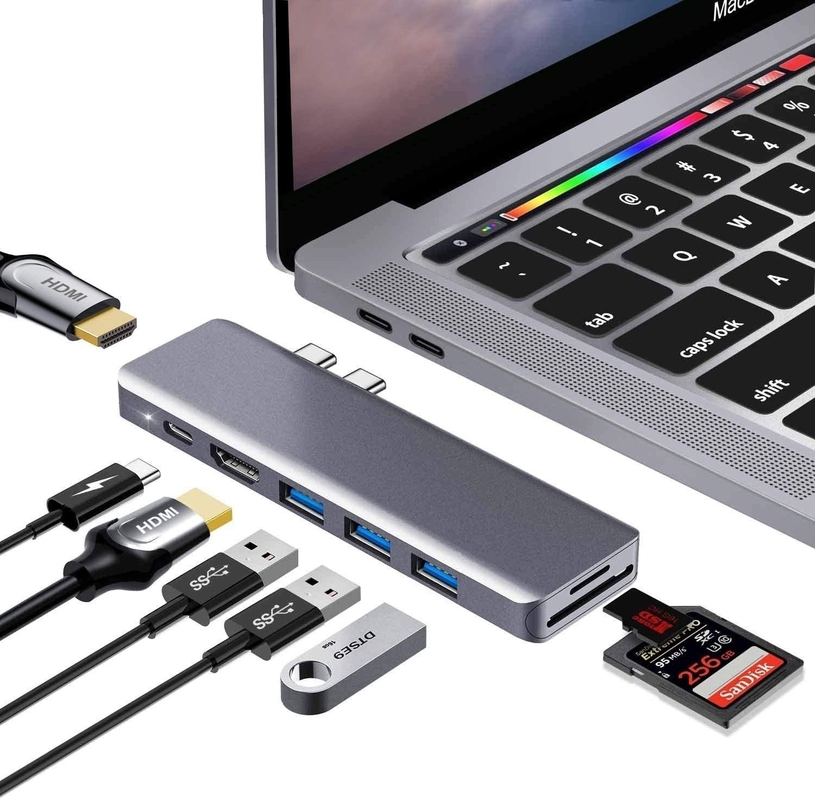 11인1 멀티포트 USB C USB-C 타입-C PD 4K HDTV 허브 어댑터 도킹 스테이션 RJ45