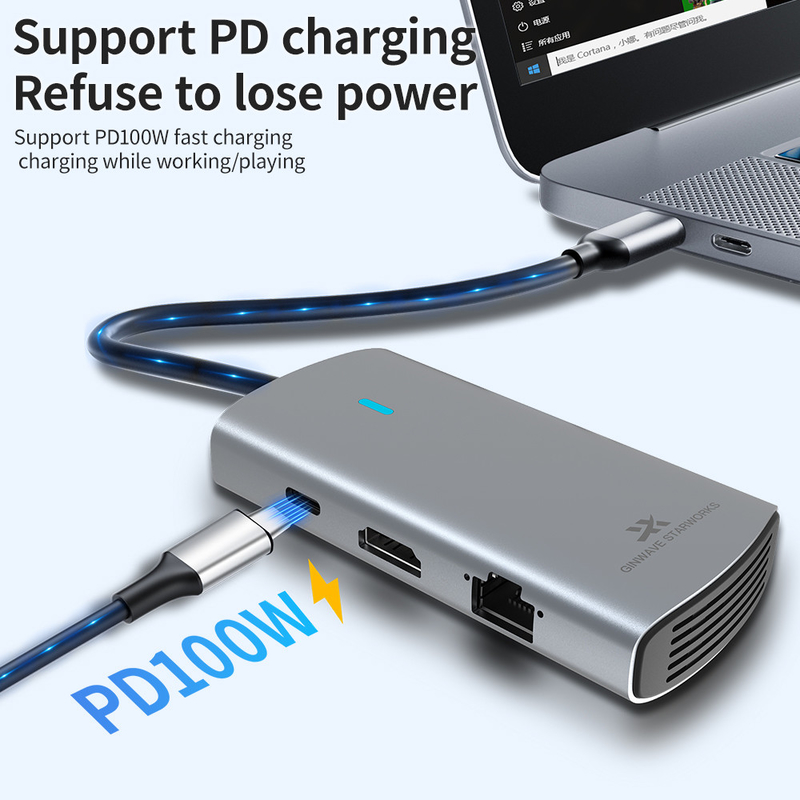 우리의 USB C 허브와 USB 타입-C 호환성으로 원활한 연결을 경험