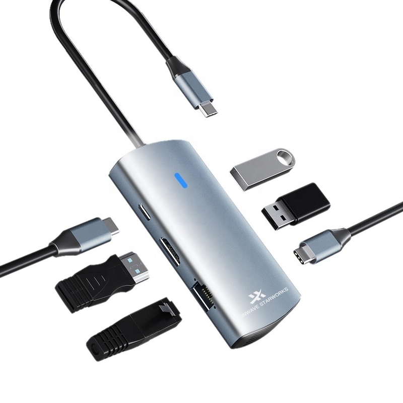 우리의 USB C 허브와 USB 타입-C 호환성으로 원활한 연결을 경험