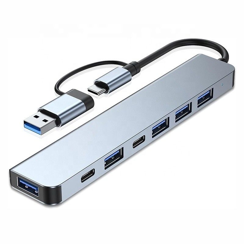 알루미늄 합금 7 In 1 USB 스플리터 노트북 데스크톱 PC OEM/ODM 허용