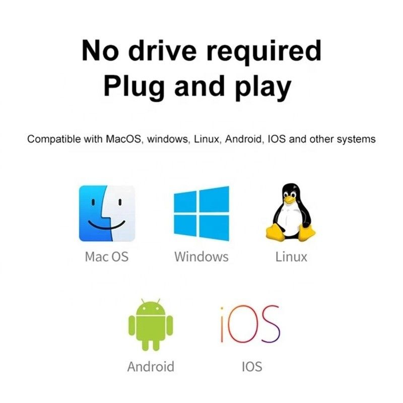 알루미늄 합금 7 In 1 USB 스플리터 노트북 데스크톱 PC OEM/ODM 허용