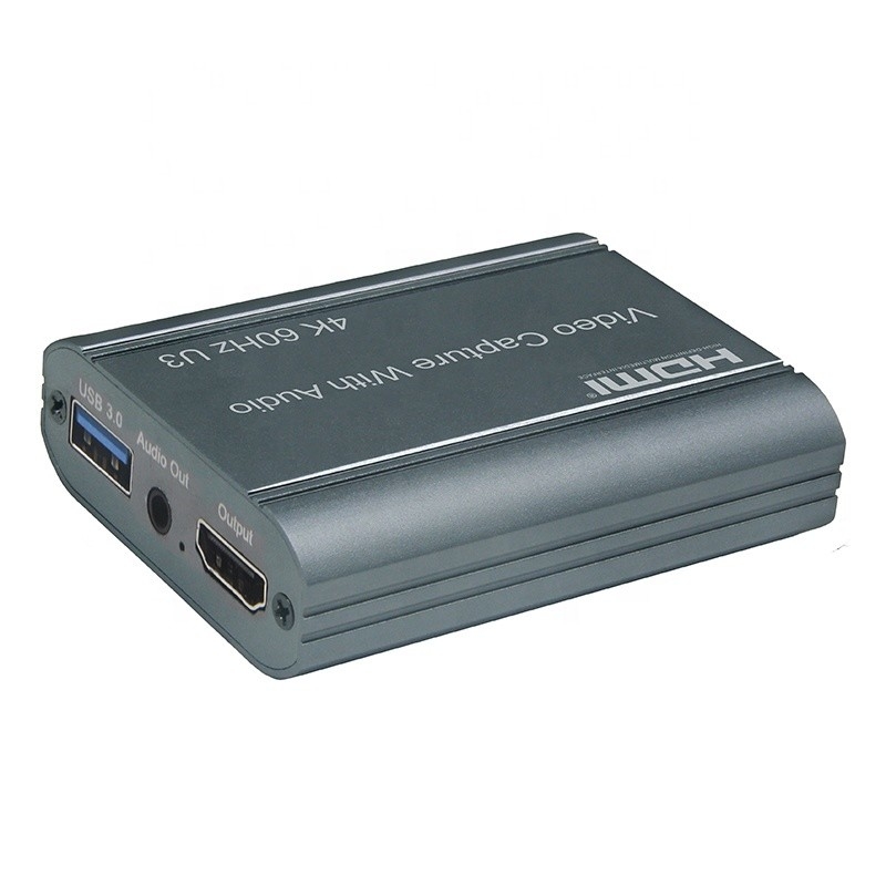 전문적인 4K 60Hz HDMI USB3.0 비디오 캡처 카드와 오디오 출력 및 USB 3.0