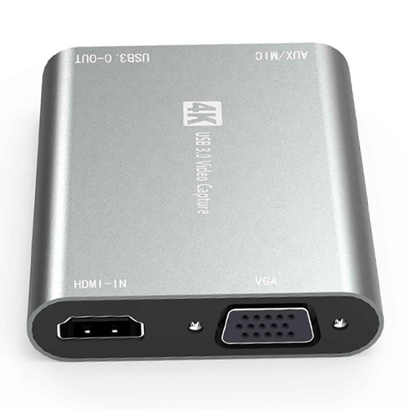 USB 3.0 HDMI 비디오 캡처 DVR 카드 박스 마이크와 함께 VGA 루프 아웃 컴퓨터 카메라 엑스박스