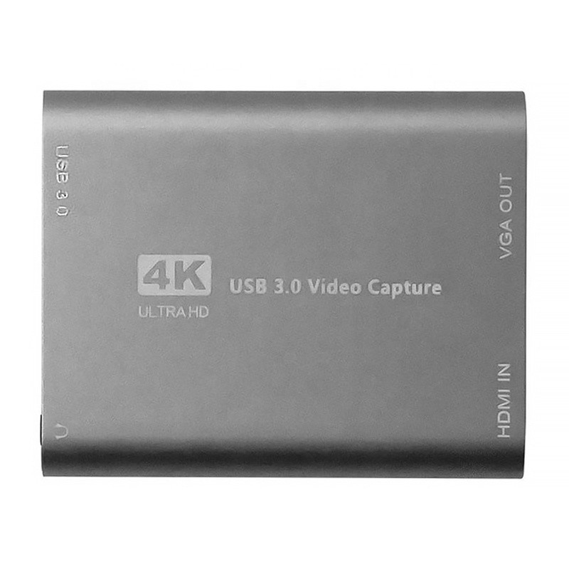 USB 3.0 HDMI 비디오 캡처 DVR 카드 박스 마이크와 함께 VGA 루프 아웃 컴퓨터 카메라 엑스박스