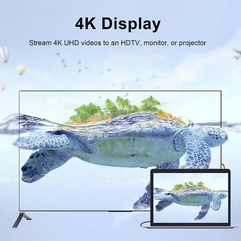 맥북 프로용 USB C 타입 C 4K 30Hz HDMI USB 3.0 TF SD 어댑터 허브 도킹 스테이션