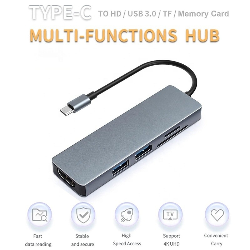 11 In 1 USB-C 허브 USB3.0 USB2.0 SD TF 어댑터 허브와 카드 리더