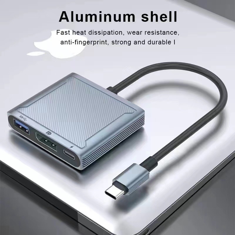 HDMI와 디스플레이 포트를 가진 USB C 허브, 100W PD를 가진 디스플레이 포트 허브로 13in1 USB C