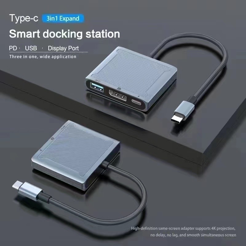 HDMI와 디스플레이 포트를 가진 USB C 허브, 100W PD를 가진 디스플레이 포트 허브로 13in1 USB C