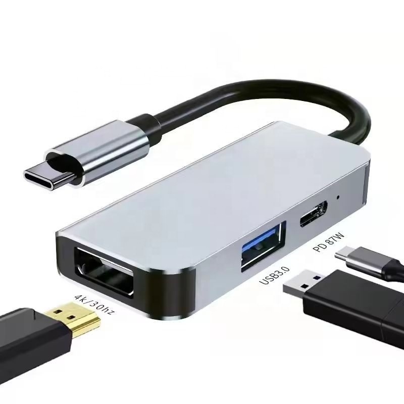 4K HDMI USB3.0 USB 3.0 USB 3.0 C형 PD와 USB 3.1 / USB C형 허브 어댑터 도킹 스테이션