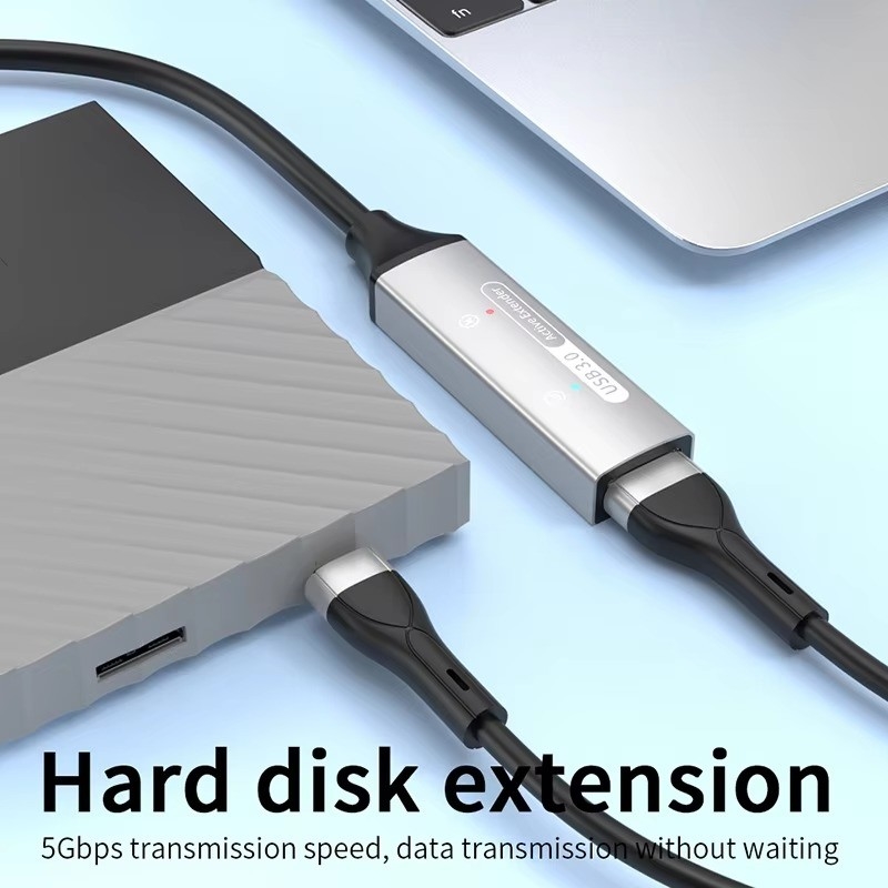 USB 3.0 허브 확장 타입 A 남성에서 여성 데이터 케이블 USB C 허브 전원 추가 긴