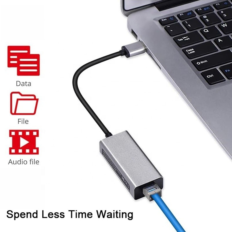 2500Mbps 초고속 2.5G USB 3.0 네트워크 카드 어댑터와 2.5G 기가비트 이더넷