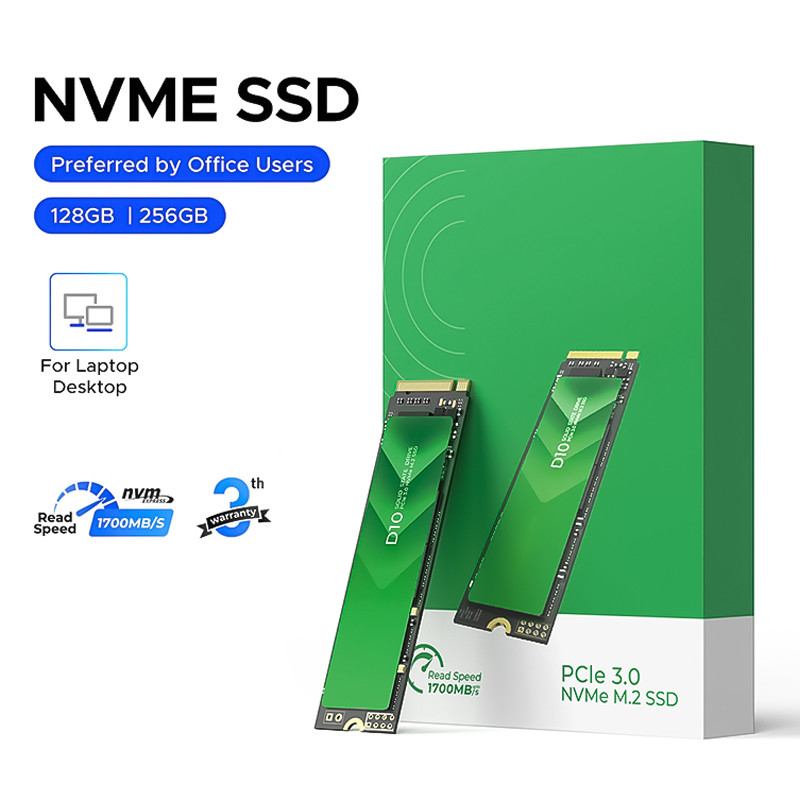 하이 스피드 PCIe 3.0 인터페이스 M.2 SSD 128GB 용량 및 SATA 6Gb/s 컨트롤러