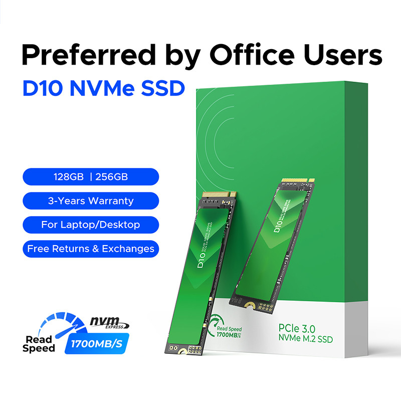 하이 스피드 PCIe 3.0 인터페이스 M.2 SSD 128GB 용량 및 SATA 6Gb/s 컨트롤러