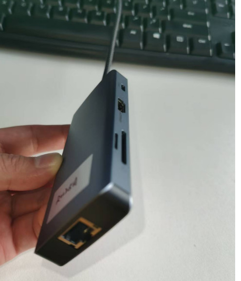 4K HDMI USB 3.1 멀티 포트 도킹 스테이션 어댑터와 함께 9 In 1 USB-C 허브 맥 노트북
